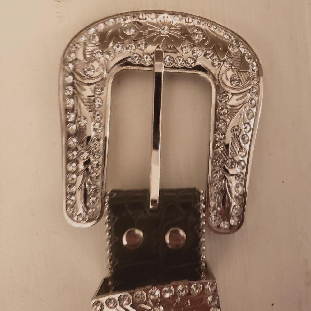 Rhinestone cowgirl belt